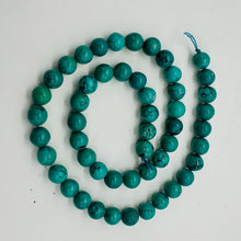 Load image into Gallery viewer, Turquoise Round Bead Strand | 8mm | Blue | 1 Strand |