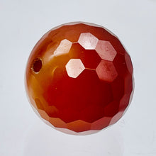 Load image into Gallery viewer, Disco Ball Facet! 18mm Natural Carnelian Bead 7261A