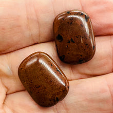 Load image into Gallery viewer, 2 Mahogany Obsidian Pendant Beads