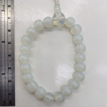 Load image into Gallery viewer, Opalized Glass 7" Strand Round Beads | 8mm | Opalized White | 21 Beads |