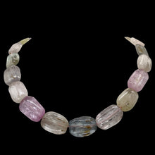 Load image into Gallery viewer, Kunzite Flat Nugget Bead Strand | 22x13x6 to 17x12x5mm | Pink, Green, Clear |