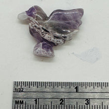 Load image into Gallery viewer, Lovely Hand Carved Amethyst Dove Figurine Worry Stone