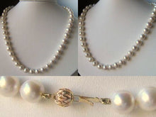Load image into Gallery viewer, Lovely Creamy White Freshwater Pearl & 14K Gold 21 inch Necklace 9809