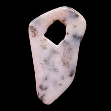 Load image into Gallery viewer, Peruvian Opal 13g Abstract Cut | 64x37x6mm | White. Gray, Pink | 1 Pendant Bead|