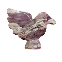 Load image into Gallery viewer, Lovely Hand Carved Amethyst Dove Figurine Worry Stone