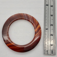 Load image into Gallery viewer, So Hot! Carnelian Agate Orange Picture Frame Bead | 37x3.5mm | 23mm opening |