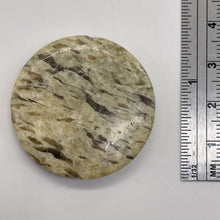 Load image into Gallery viewer, Big Cat Natural Untreated Feldspar 35mm Coin Pendant Bead | 35x5.5mm | 1 Bead |