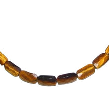 Load image into Gallery viewer, Sophisticated Exotic Perfectly Faceted Tigereye Bead Strand 108684