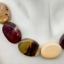 Load image into Gallery viewer, Fab 2 Mookaite 30x22x10mm Oval Pendant Beads