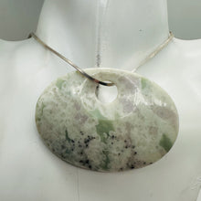 Load image into Gallery viewer, Harmony Stone Oval Centerpiece Bead - Snowy Lands| 63x45x8mm | 1 Bead |