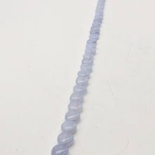 Load image into Gallery viewer, AAA Blue Chalcedony 8x3 Coin Bead Strand