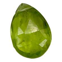 Load image into Gallery viewer, Faceted Peridot Briolette Bead | Green | 11x7x4mm | 2.9 ct |