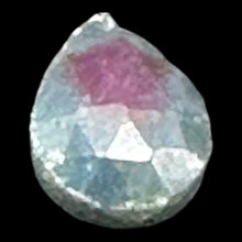 Load image into Gallery viewer, Ruby Zoisite Exquisite Flat Pear Briolette Bead | 9x6x3mm | Green, Red | 1 Bead|