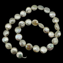Load image into Gallery viewer, Glam Graduated White Coin FW Pearl Strand 4760