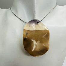 Load image into Gallery viewer, Desert Scene Mookaite 50x40.5mm Oval Pendant Bead 8146R