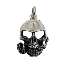 Load image into Gallery viewer, Sterling Silver Skull | 1" Long | Silver | 1 Charm |