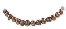 Load image into Gallery viewer, Harvest Coppery Cocoa FW Pearls 8" Strand | 10.5x7x7 to 8.5x7x5.5mm| 22 Pearls |