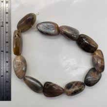 Load image into Gallery viewer, Gray Moonstone Half Strand | 23x13x8mm to 18x11x9mm | Gray | 11 Half-Strand |