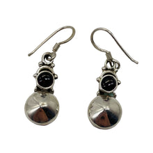 Load image into Gallery viewer, Fabulous Goddess Red Garnet Sterling Silver Drop/Dangle Earrings! | 1" Long |