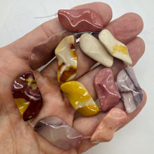 Load image into Gallery viewer, Fab Mookaite Wavy Marquis Bead Strand | 30x15mm | 11 Beads |