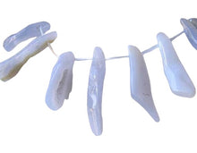 Load image into Gallery viewer, 810cts Natural Blue Chalcedony Bead Strand 110510H