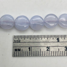 Load image into Gallery viewer, AAA Blue Chalcedony 8x3 Coin Bead Strand