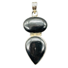 Load image into Gallery viewer, Unique Natural Onyx & Sterling Silver Pendant 4220