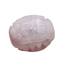 Load image into Gallery viewer, Jade AAA Carved Barrel Bead | 11x9mm | Lavender | 1 Bead |
