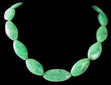 Load image into Gallery viewer, 384.5cts Minty Green Chrysoprase Bead Strand 102230