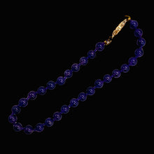 Load image into Gallery viewer, Amethyst 14K Gold Round Bead Bracelet | 7 1/2" | Purple | 1 Bracelet