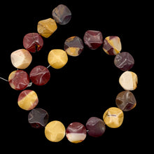Load image into Gallery viewer, So Sexy! Wavy Disc Mookaite 16x5mm 12 Bead Half-Strand!!