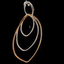 Load image into Gallery viewer, Brushed Silver & 22K Vermeil Component Piece 10293