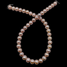Load image into Gallery viewer, Bridal Perfect Round Pearl 16 Inch Strand | 10 - 9 12/mm | Pink | 45 Pearls |