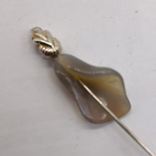 Load image into Gallery viewer, Chalcedony Calla Lily Flower Beads | 22x11x2.5mm | White Green | 4 Beads |