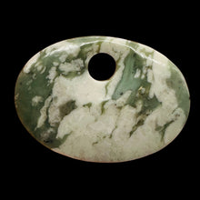 Load image into Gallery viewer, Harmony Stone Oval Centerpiece Bead - Snowy Forests | 63x45x8mm | 1 Bead |