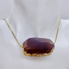 Load image into Gallery viewer, Chrysocolla Agate Faceted Free Form 3 Beads| 38x19 to 33x16mm | Lavender Clear |