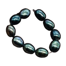 Load image into Gallery viewer, Fresh Water Perfect Beauties Pearl Parcel | 8x6mm|Midnight Ocean Blue|10 Pearls|