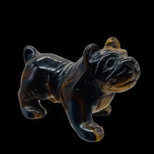 Load image into Gallery viewer, Hand-Carved Chinese Shar-pei Puppy | 1. 1/4" Tall | Tiger Eye | 1 Figurine |