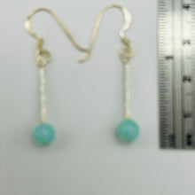 Load image into Gallery viewer, Seafoam Peruvian Opal & Sterling Silver Earrings 6134