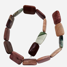 Load image into Gallery viewer, 4 Exotic Imperial Jasper 25x18x5mm Pendant Beads 10272P