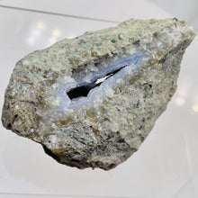 Load image into Gallery viewer, Chalcedony Quartz 250g Natural Specimen | 3 1/2x2 1/4x2" |Gray Blue White| 1 |