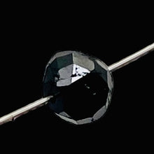 Load image into Gallery viewer, 1 Fancy Color 0.61cts Natural Black Diamond Roundel Bead 9892D