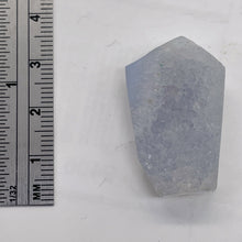 Load image into Gallery viewer, Chalcedony Druzy 56ct Designer Cut Pendant Bead|31x20x12mm| Blue| 1 Pendant Bead
