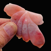 Load image into Gallery viewer, 84cts Hand Carved Pink Peruvian Opal Flower Bead | 130x48x6mm |