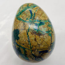 Load image into Gallery viewer, Azurite 163g Egg | 2 3/8x1 7/8&quot; | Green Blue Tan | 1 Collector&#39;s Item |
