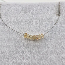Load image into Gallery viewer, 7 Beads of Natural 3x2.5-2.75x2mm Imperial Topaz Faceted Roundel 6187