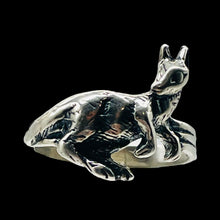 Load image into Gallery viewer, Sterling Silver Kangaroo Ring | Size 5 | Silver | 1 Ring |