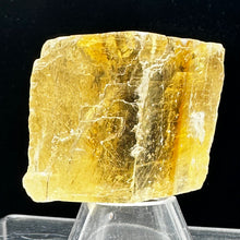 Load image into Gallery viewer, Optical Calcite Iceland Spar 72g Rectangular Specimen| 34x23mm | Clear, Orange |