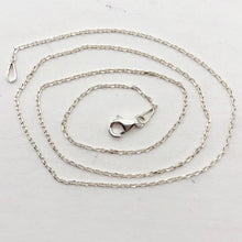 Load image into Gallery viewer, 16" Italian Made 1.2 Grams Solid Sterling Silver 1mm Open Cable Chain | 16 inch|