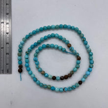 Load image into Gallery viewer, Turquoise Faceted Beads 16 Inch Strand | Round | 4mm | Blue | 100 Beads |